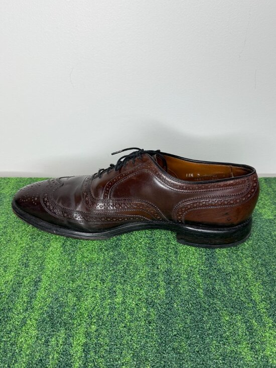 Allen Edmonds Cambridge Cordovan 8685 Wingtip Dress Shoes Burgundy Mens 11.5 D main image 13